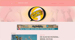 Desktop Screenshot of papodevolei.com.br